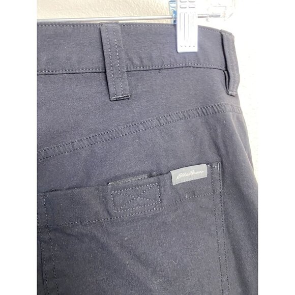 Eddie Bauer Convertible Cargo Black Pants Mens 40x34 Black Nylon Stretch Outdoor - Picture 10 of 14
